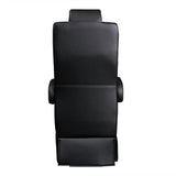 18” VIP DIAMOND CLASS CAPTAIN SEAT | PEDESTAL BASE | BLACK LEATHER TOUCH