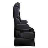 20” VIP DIAMOND CLASS CAPTAIN SEAT | PEDESTAL BASE | BLACK LEATHER TOUCH