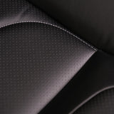 22” SUPER VIP CLASS CAPTAIN SEAT | PEDESTAL BASE | BLACK LEATHER TOUCH