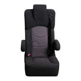 18” COMMUTER CLASS CAPTAIN SEAT | PALAZZO GREY CLOTH