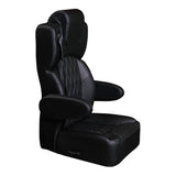 18” VIP DIAMOND CAPTAIN SEAT | BLACK DIAMOND LEATHER TOUCH