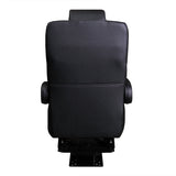 22” SUPER VIP CAPTAIN SEAT | SWIVEL BASE | BLACK LEATHER TOUCH