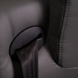 18” VIP CAPTAIN SEAT | GREY LEATHER TOUCH